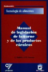 Manual de legislación de la carne y de los productos cárnicos | 9788471149978 | Portada