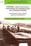 Errores, observaciones y anécdotas en instalaciones de conducciones: analicemos casos reales para no cometerlos | 9788496486577 | Portada